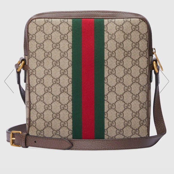 NEW 💯AUTHENTIC Gucci OPHIDIA GG SMALL MESSENGER BAG🤎❤️💚 - Picture 14 of 15